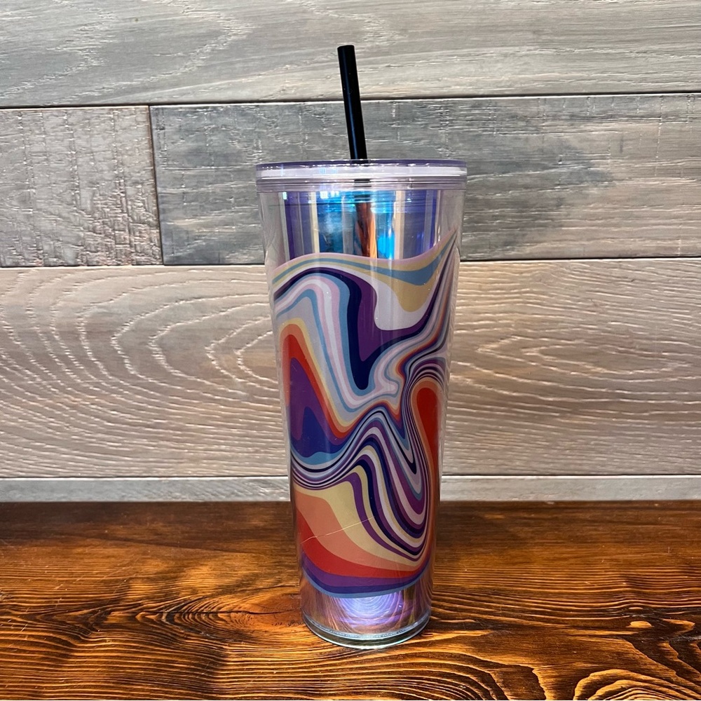 Starbucks Summer 2021 Iridescent Rainbow Tumbler 24oz-Target Exclusive